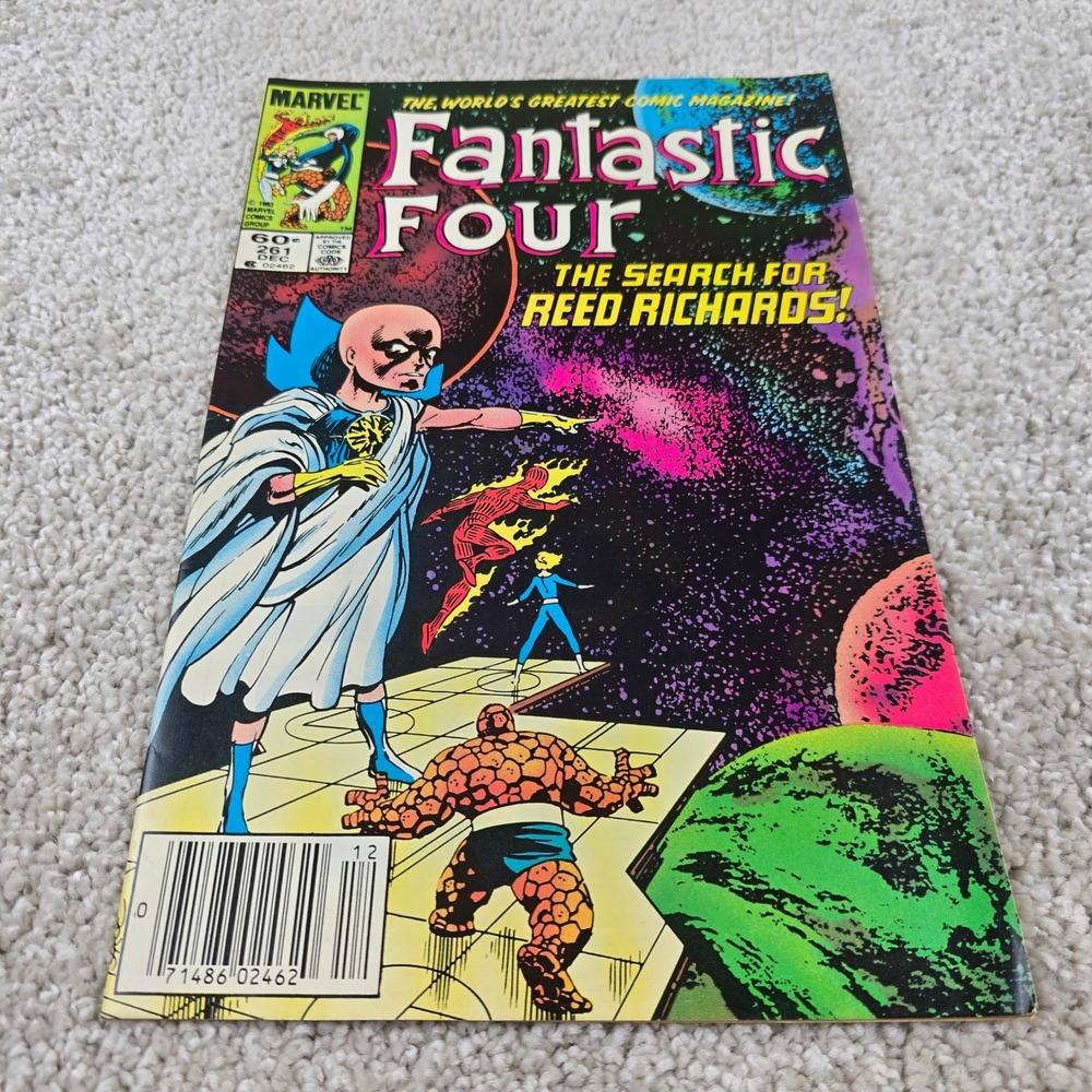 Marvel Comic Book Fantastic Four #261 Search for Reed Richards John Byrne